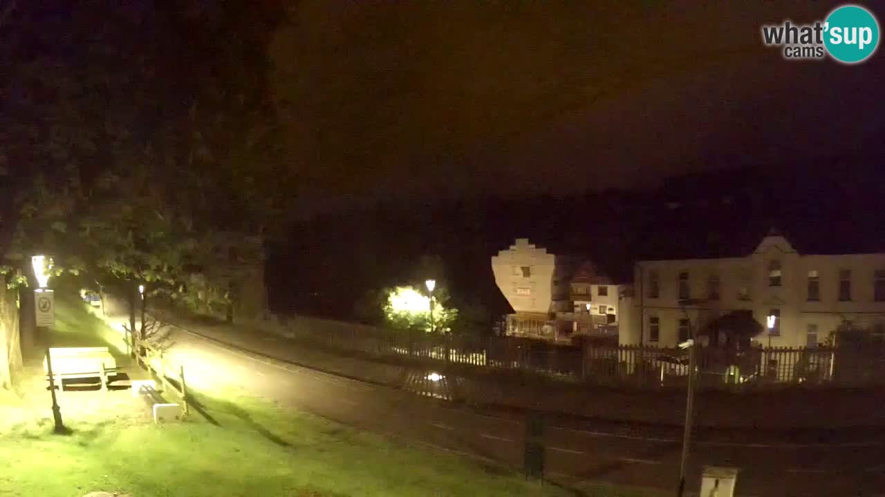 Tarvisio Live webcam – pista ciclabile e il gruppo del Mangart
