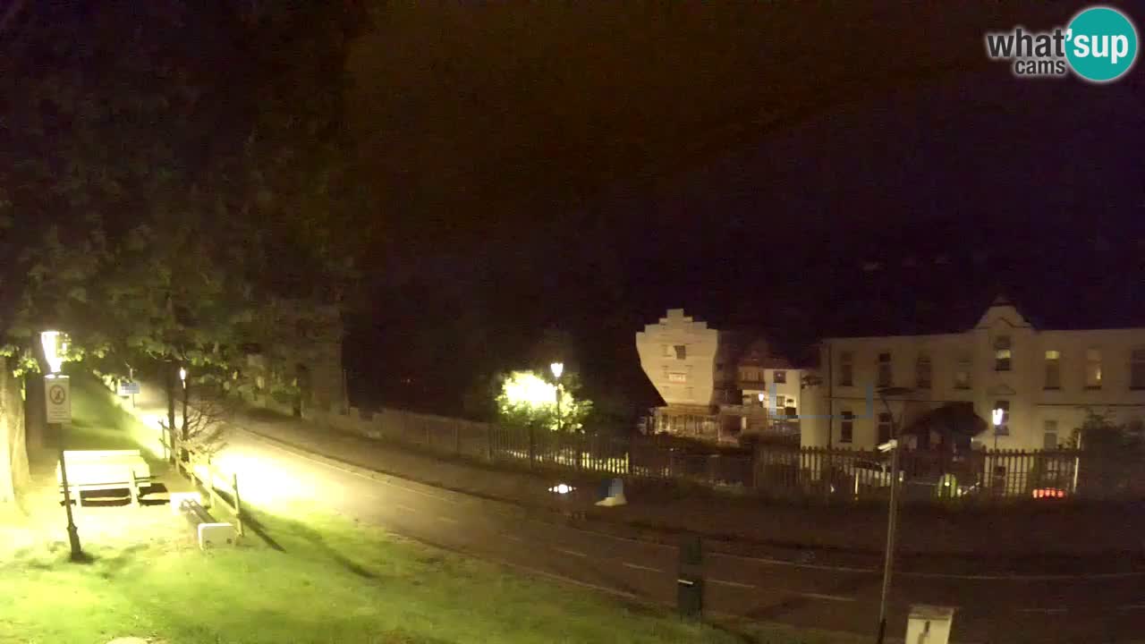 Tarvisio webcam – Bicycle lane and Mangart mountain