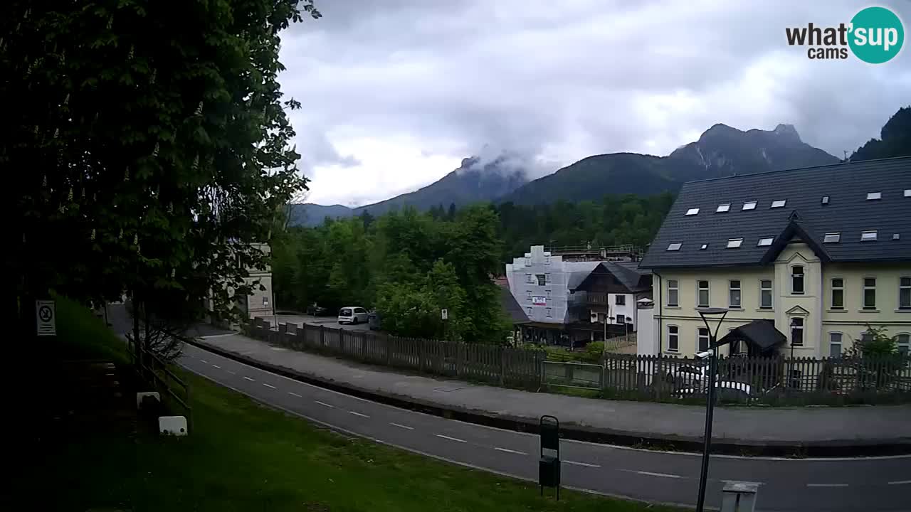 Tarvisio Live webcam – pista ciclabile e il gruppo del Mangart