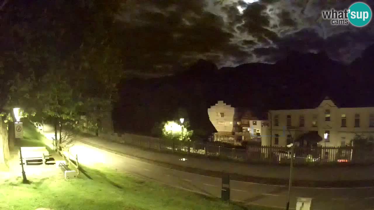 Tarvis webcam – Radweg und Mangart
