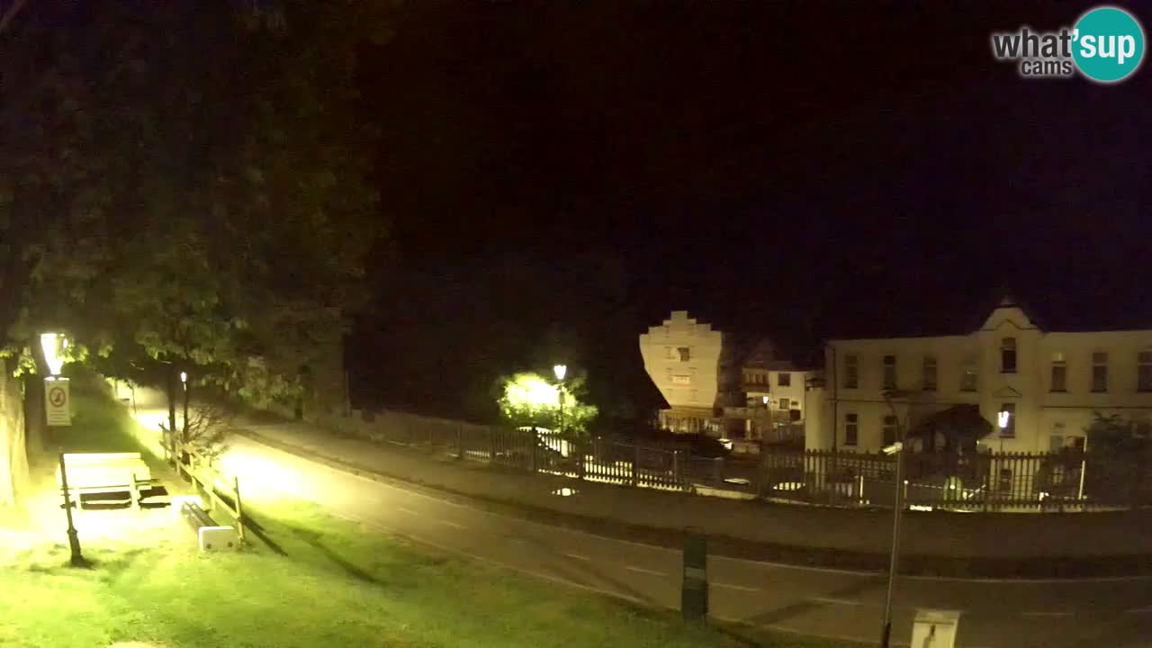 Trbiž kamera v živo – kolesarska pot in Mangart v ozadju