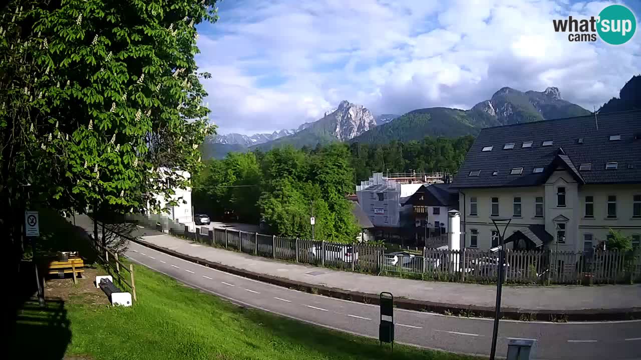 Tarvisio webcam – Bicycle lane and Mangart mountain