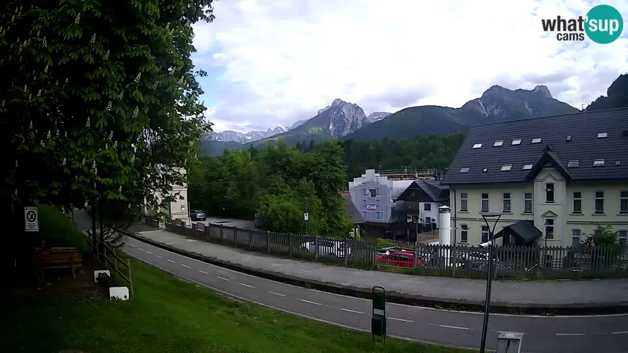 Tarvis webcam – Radweg und Mangart