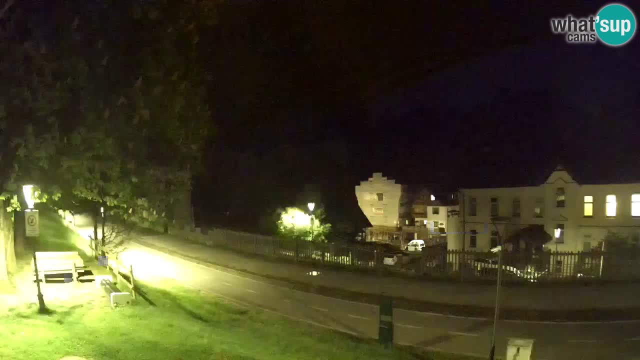 Tarvisio webcam – Bicycle lane and Mangart mountain