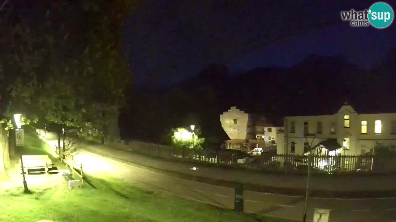 Tarvis webcam – Radweg und Mangart