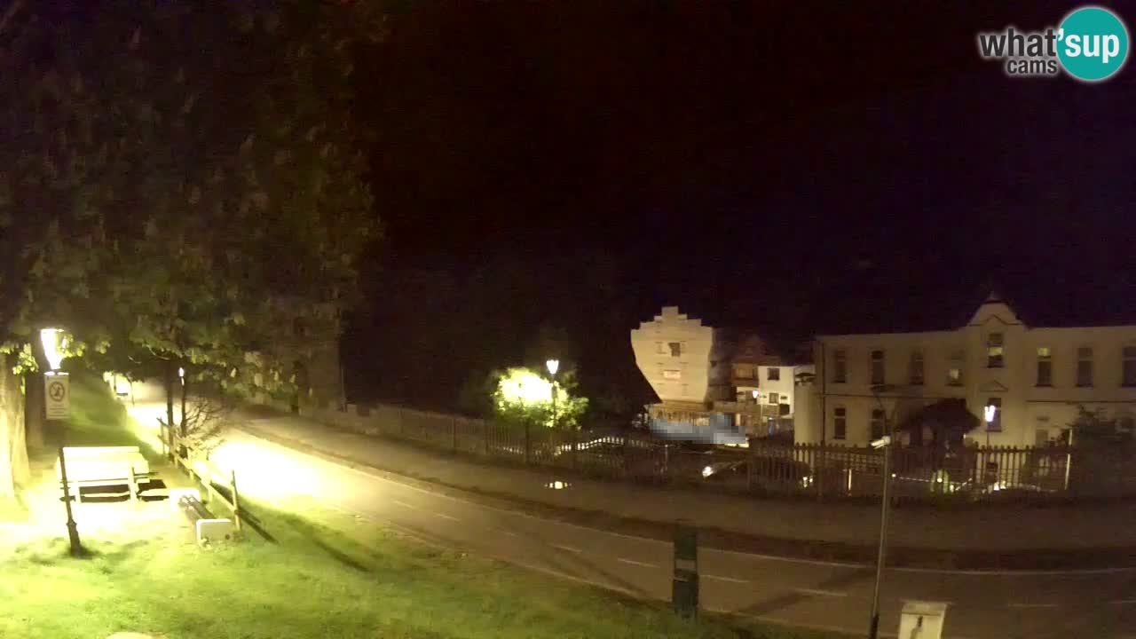 Tarvisio Live webcam – pista ciclabile e il gruppo del Mangart