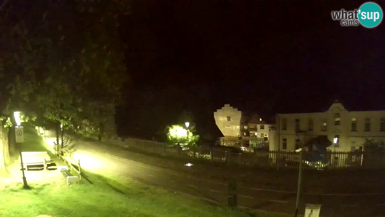 Tarvisio webcam – Bicycle lane and Mangart mountain