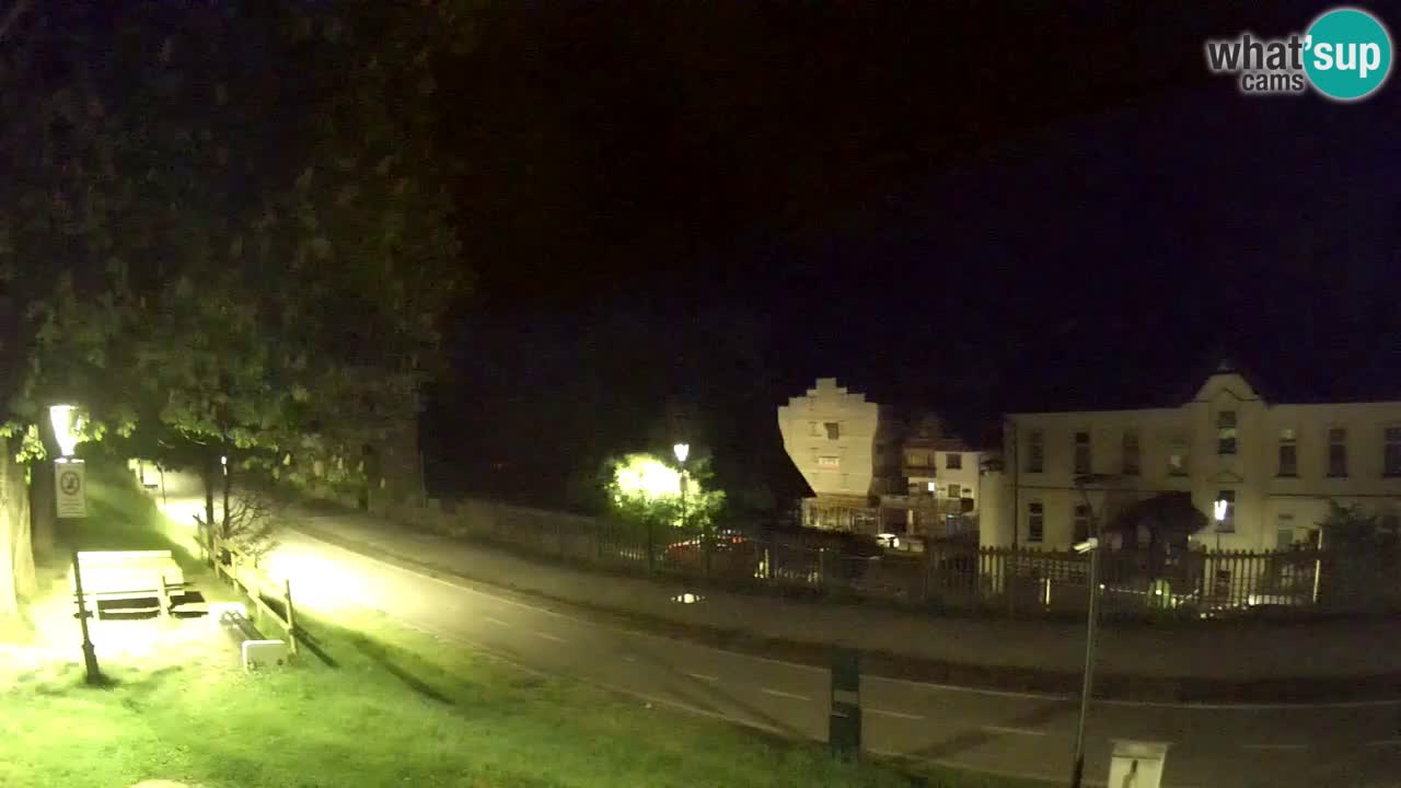 Tarvisio webcam – Bicycle lane and Mangart mountain