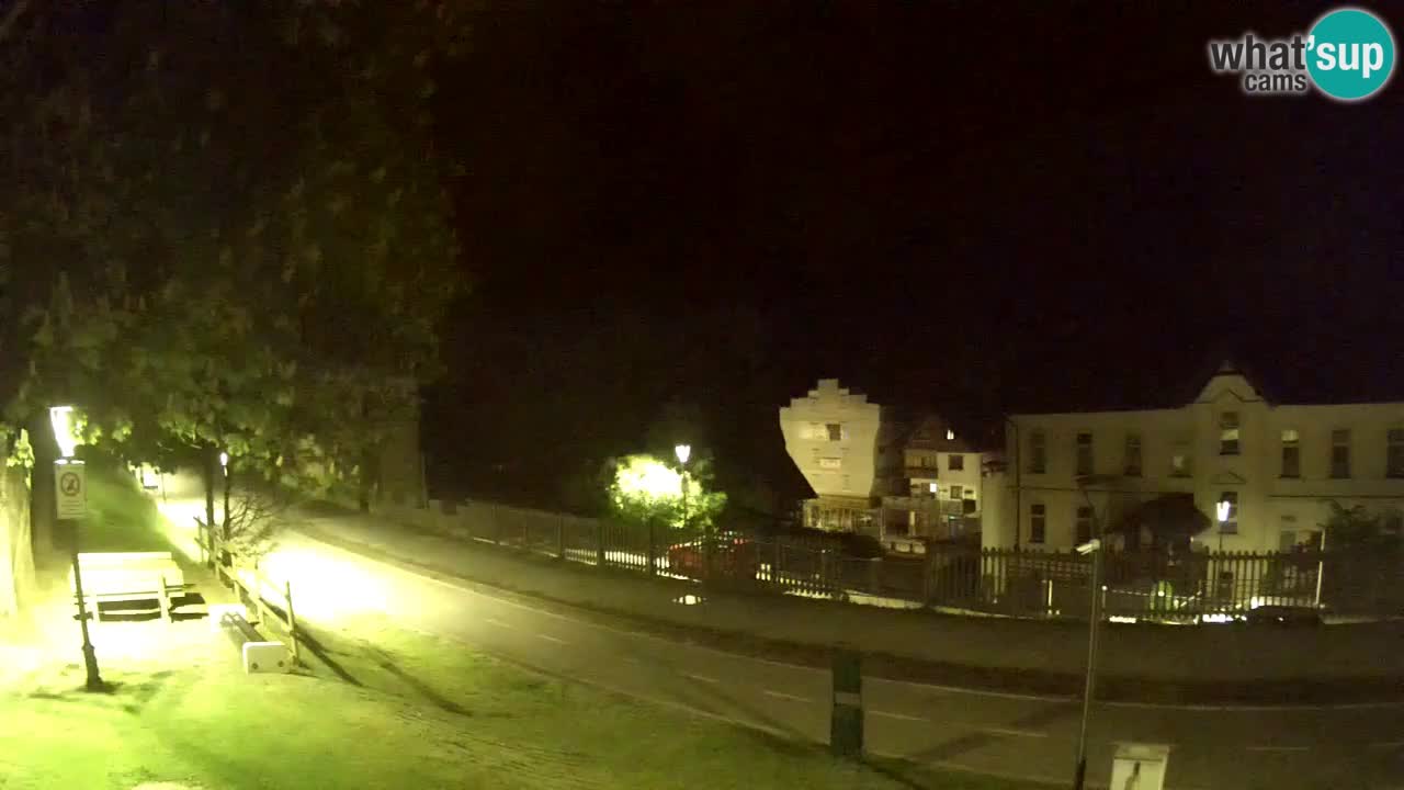 Tarvis webcam – Radweg und Mangart