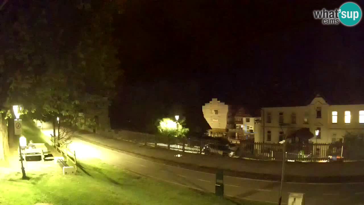 Tarvis webcam – Radweg und Mangart