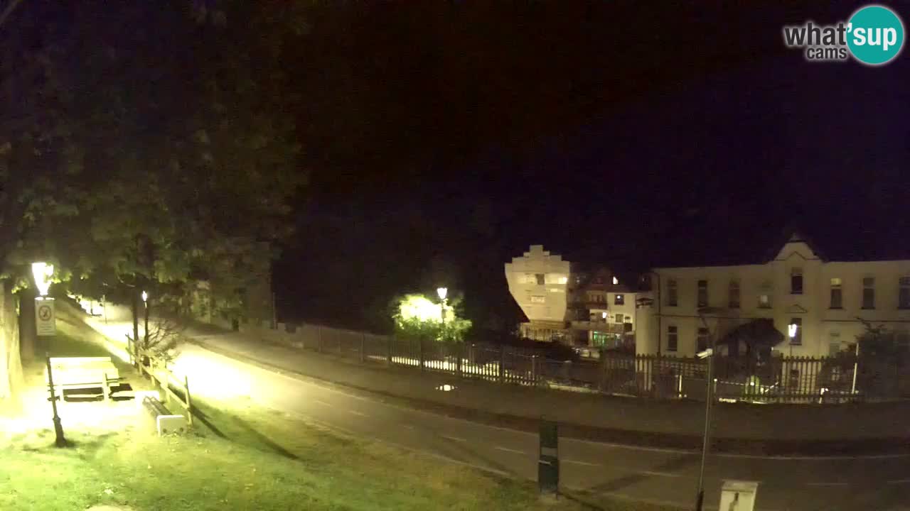 Tarvisio webcam – Bicycle lane and Mangart mountain