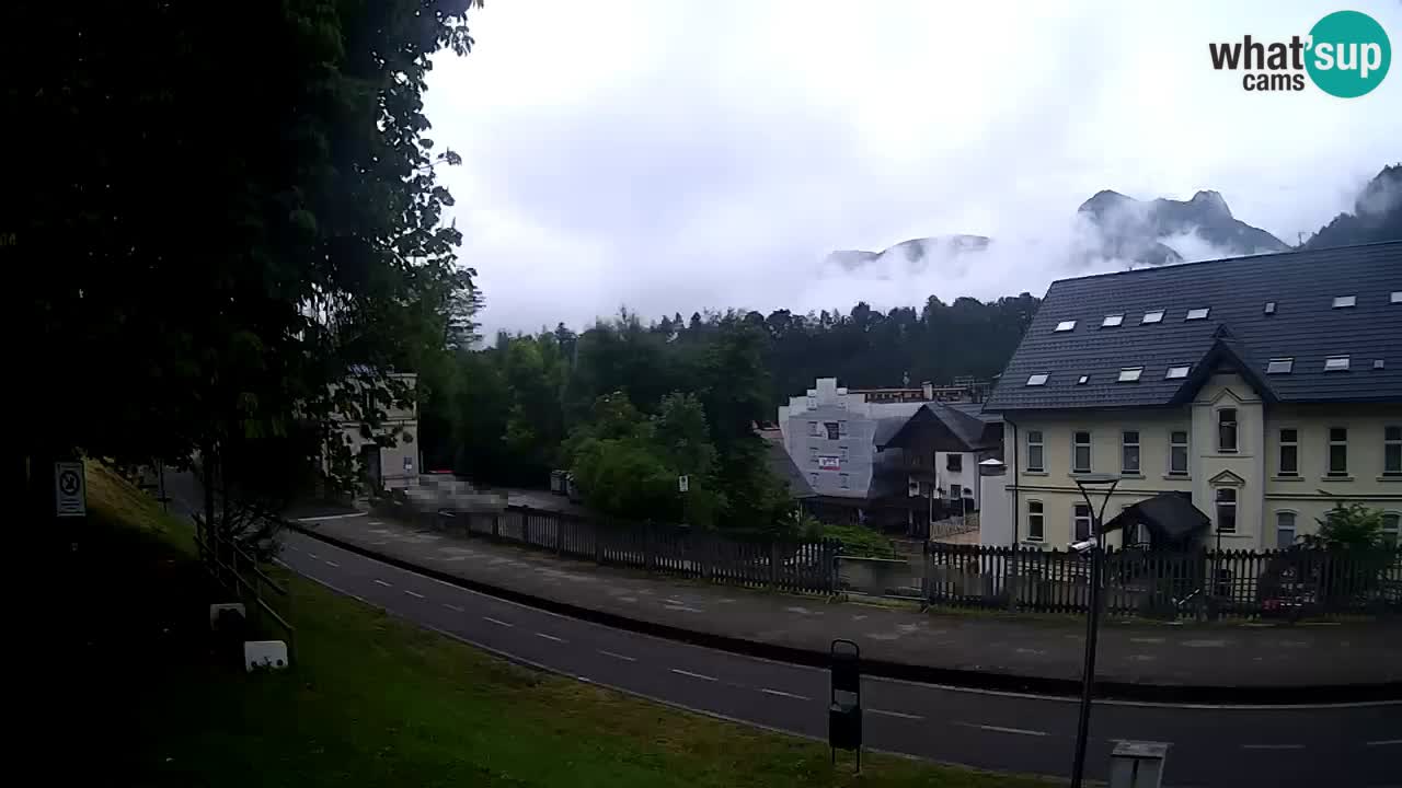 Tarvis webcam – Radweg und Mangart