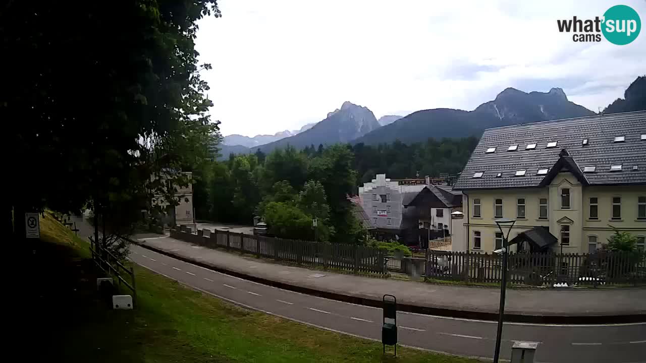 Tarvis webcam – Radweg und Mangart