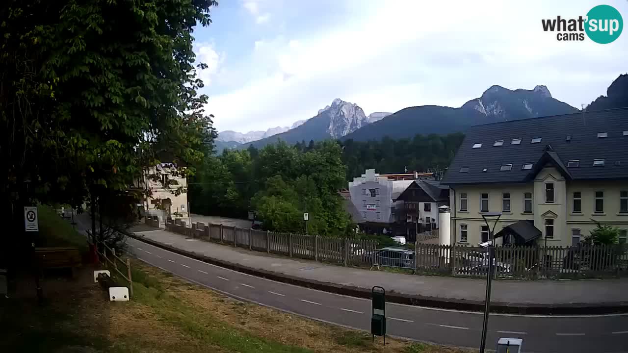 Tarvis webcam – Radweg und Mangart