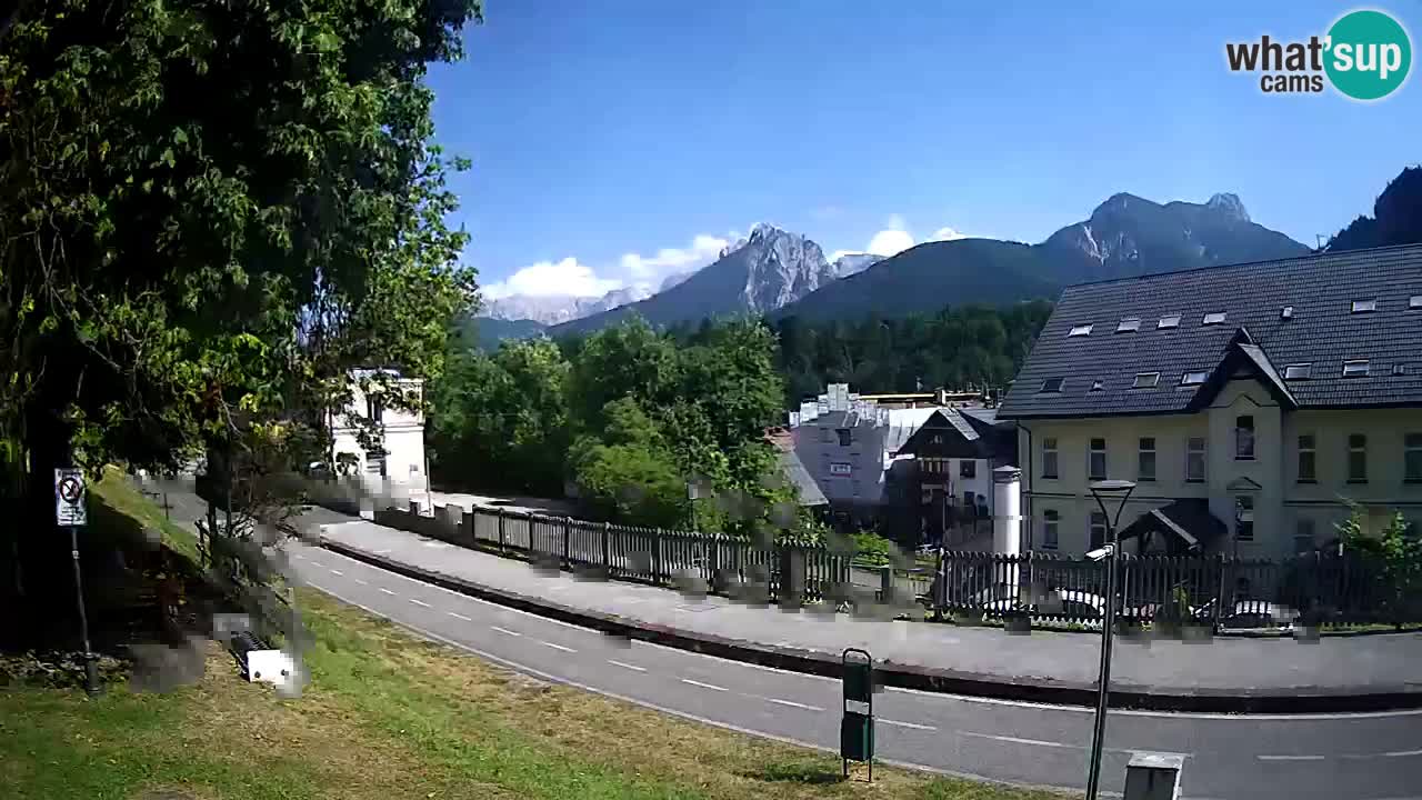 Tarvisio webcam – Bicycle lane and Mangart mountain