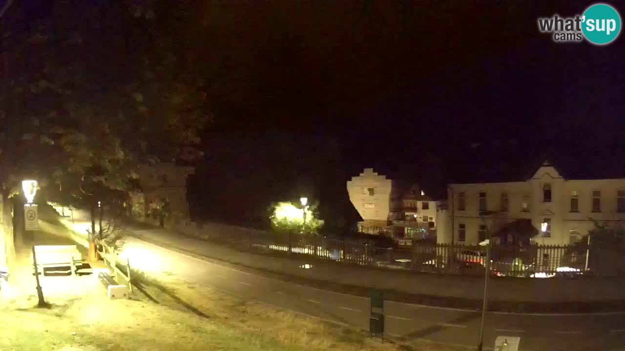 Tarvisio Live webcam – pista ciclabile e il gruppo del Mangart