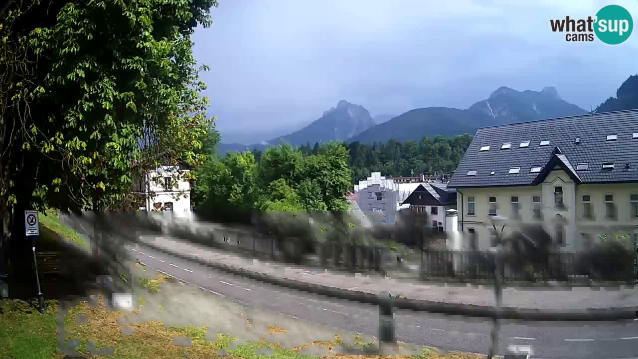 Tarvisio webcam – Bicycle lane and Mangart mountain