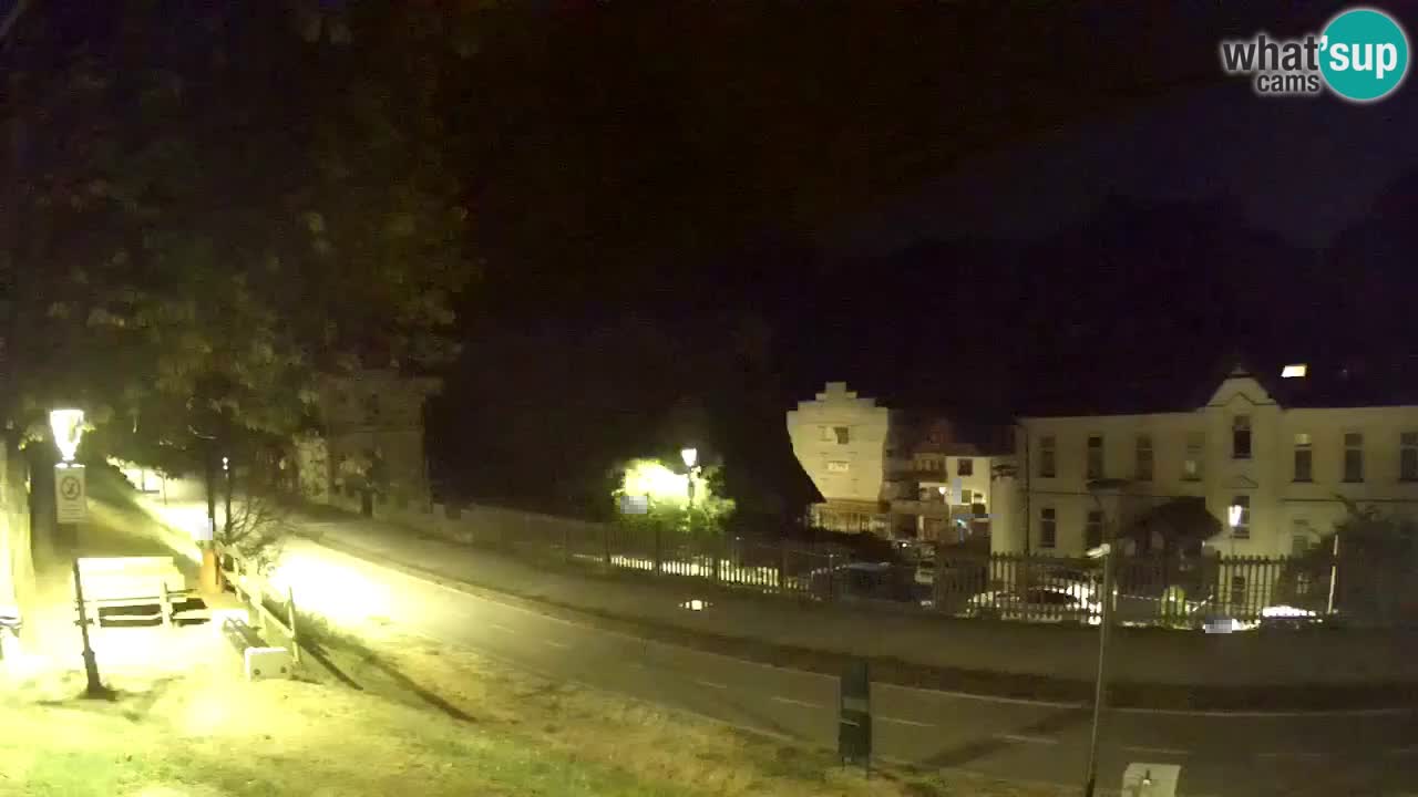 Tarvis webcam – Radweg und Mangart