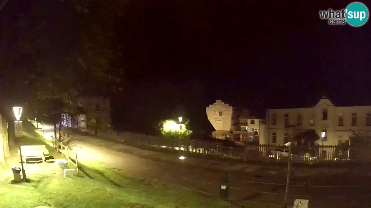 Tarvisio webcam – Bicycle lane and Mangart mountain