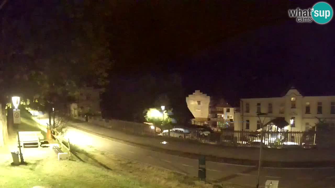 Tarvisio Live webcam – pista ciclabile e il gruppo del Mangart