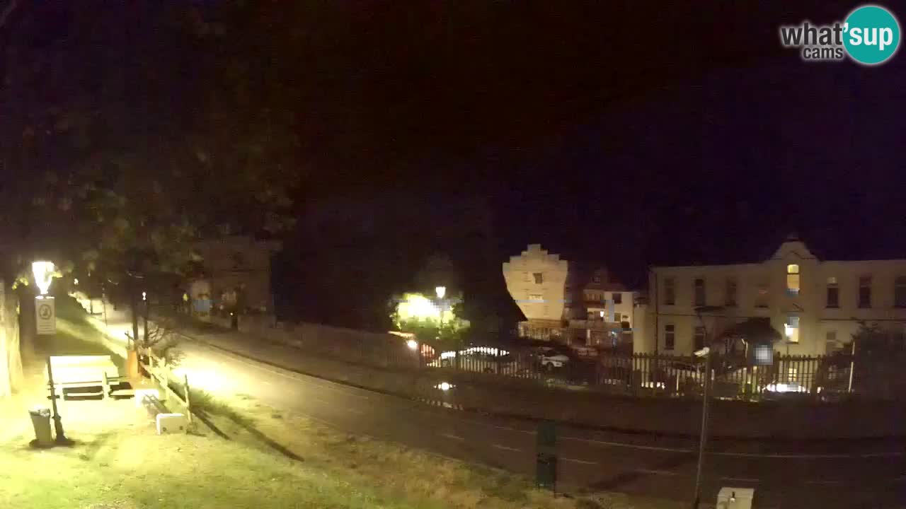 Tarvisio Live webcam – pista ciclabile e il gruppo del Mangart
