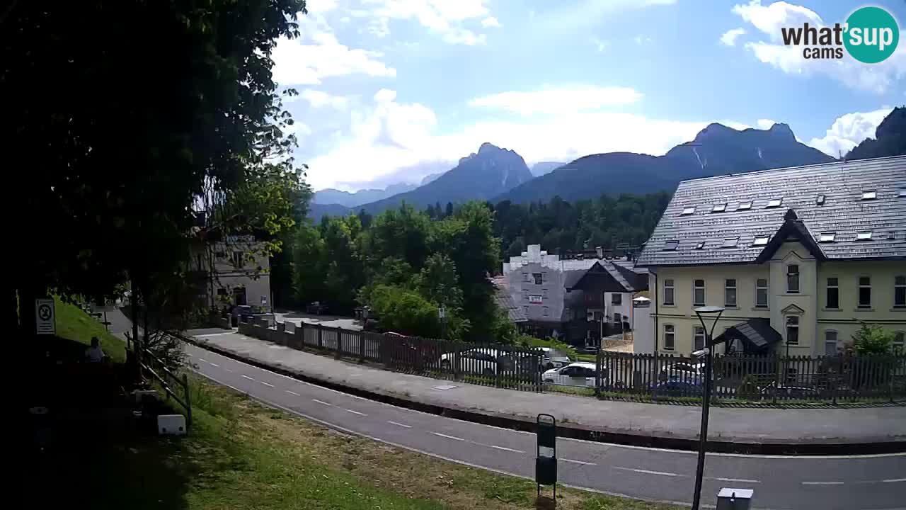 Tarvis webcam – Radweg und Mangart