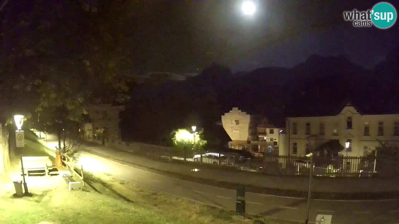 Tarvis webcam – Radweg und Mangart