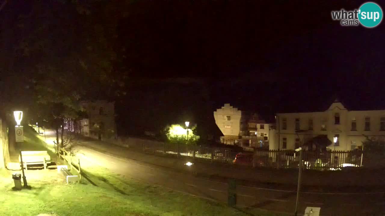 Trbiž kamera v živo – kolesarska pot in Mangart v ozadju
