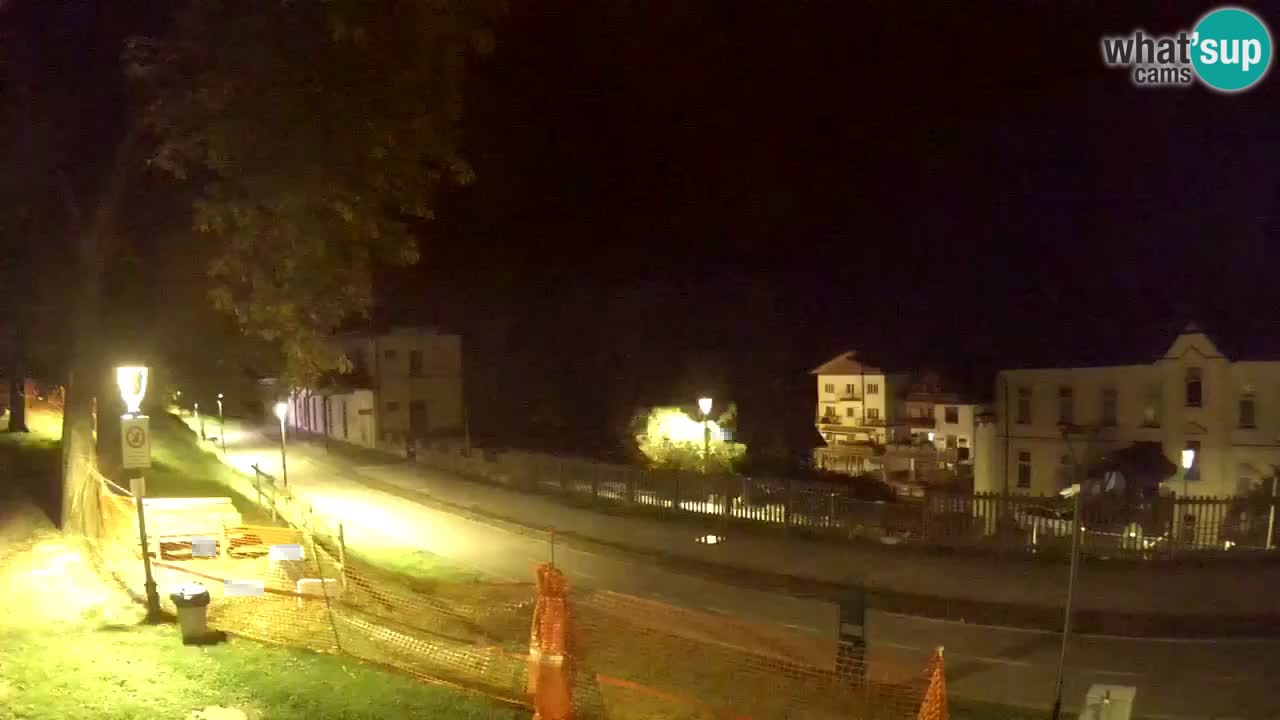 Tarvisio webcam – Bicycle lane and Mangart mountain