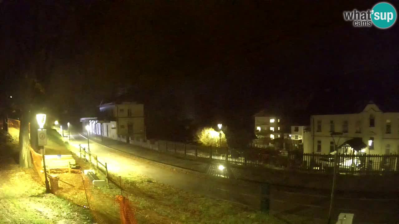 Tarvisio Live webcam – pista ciclabile e il gruppo del Mangart