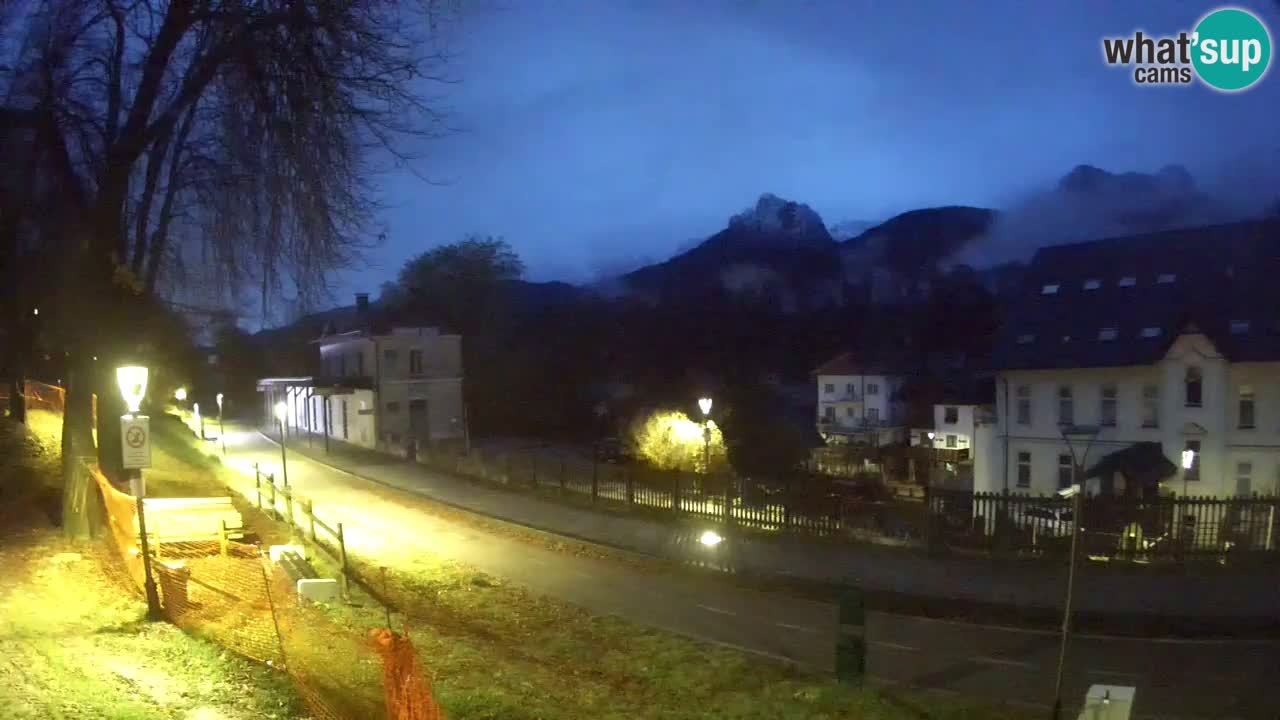 Tarvisio webcam – Bicycle lane and Mangart mountain