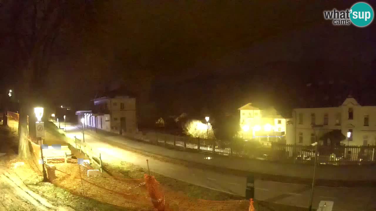 Tarvisio webcam – Bicycle lane and Mangart mountain