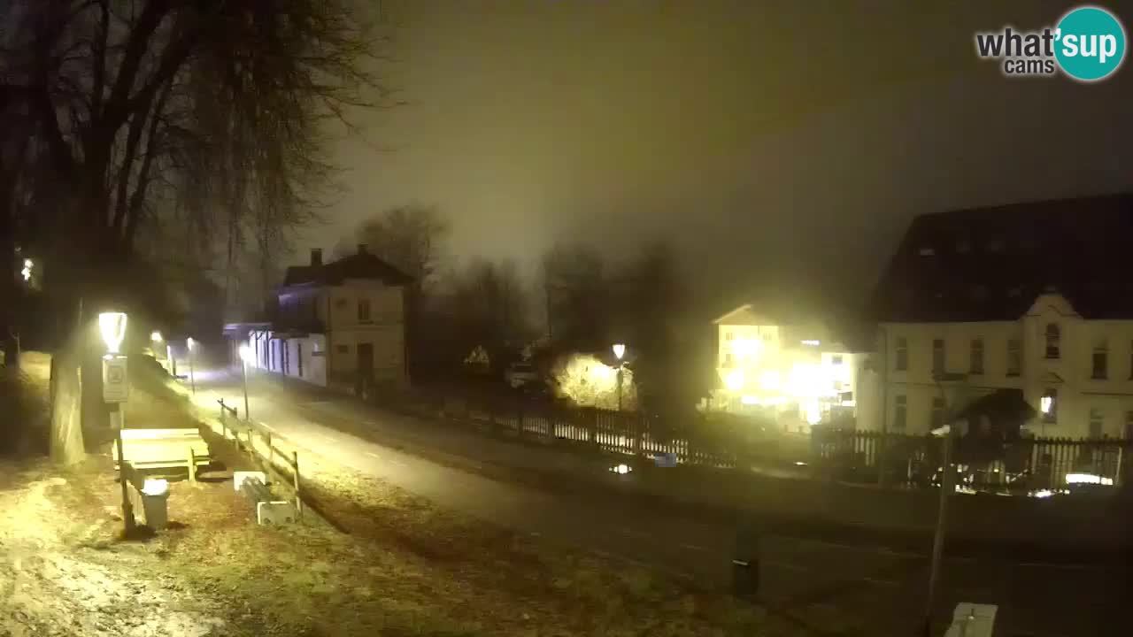 Tarvisio Live webcam – pista ciclabile e il gruppo del Mangart