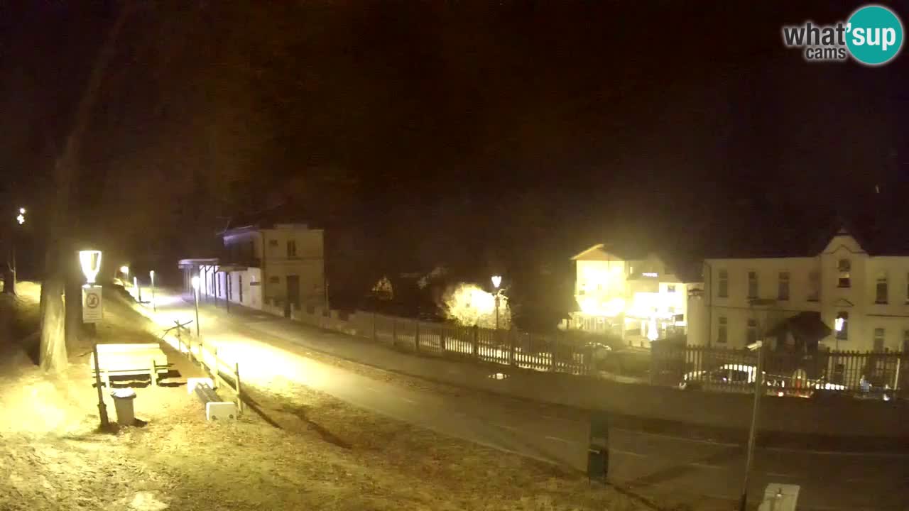Tarvisio webcam – Bicycle lane and Mangart mountain