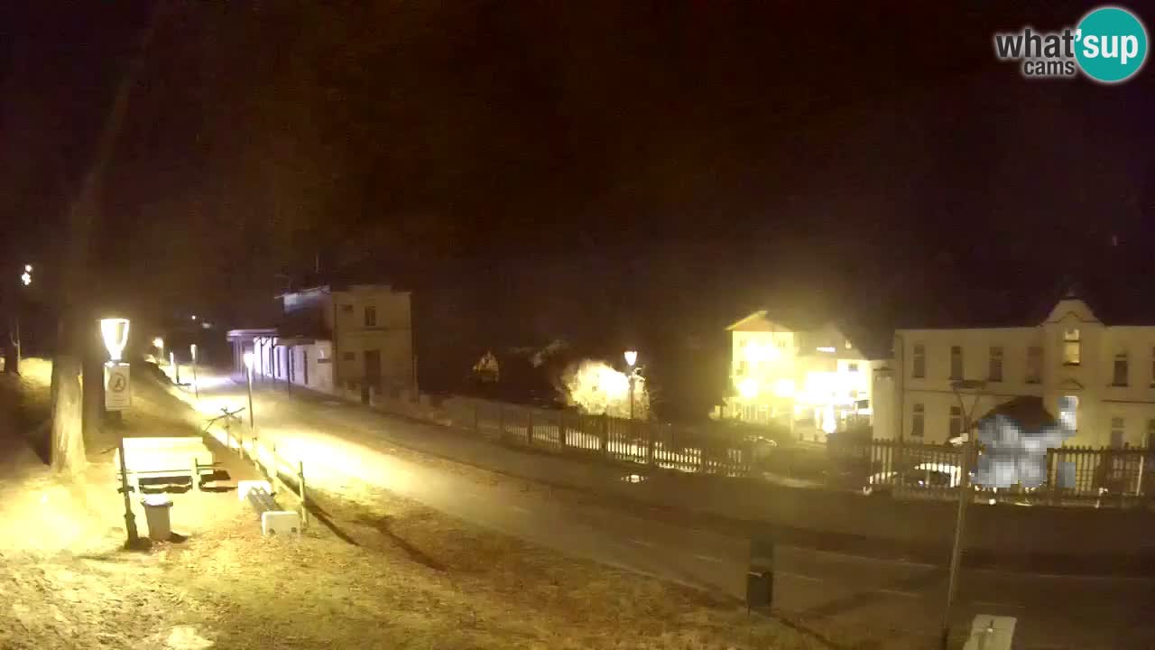 Tarvisio webcam – Bicycle lane and Mangart mountain
