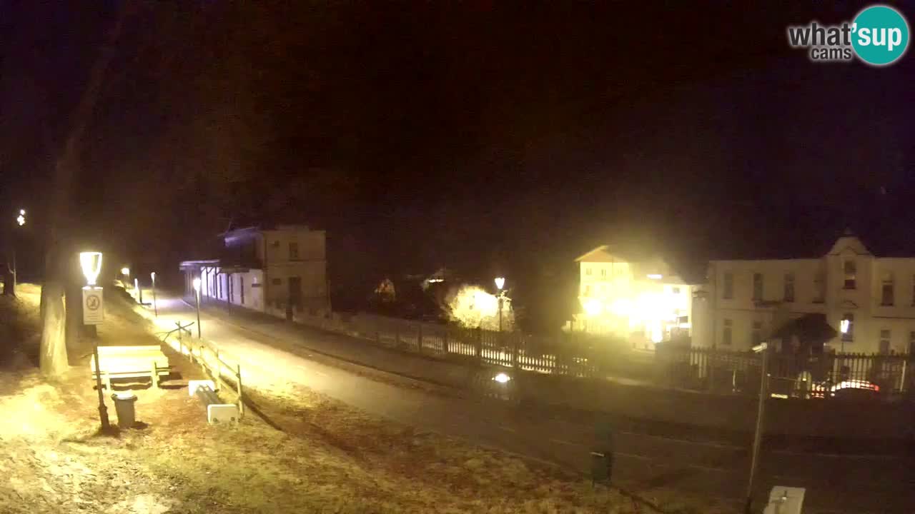 Tarvis webcam – Radweg und Mangart