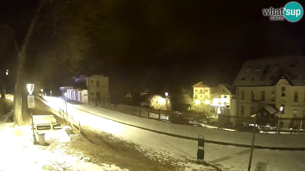 Tarvisio webcam – Bicycle lane and Mangart mountain