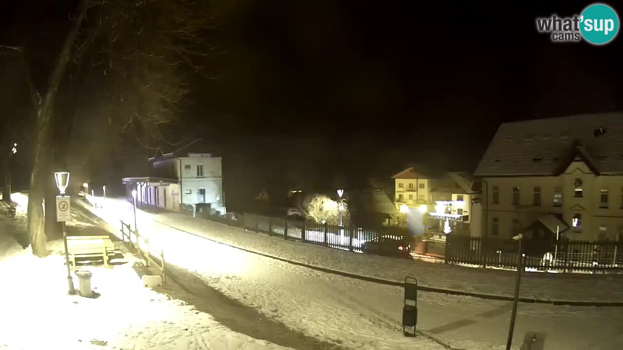 Tarvis webcam – Radweg und Mangart