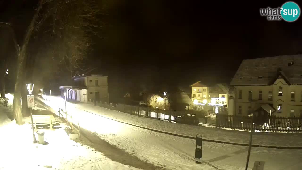 Tarvis webcam – Radweg und Mangart