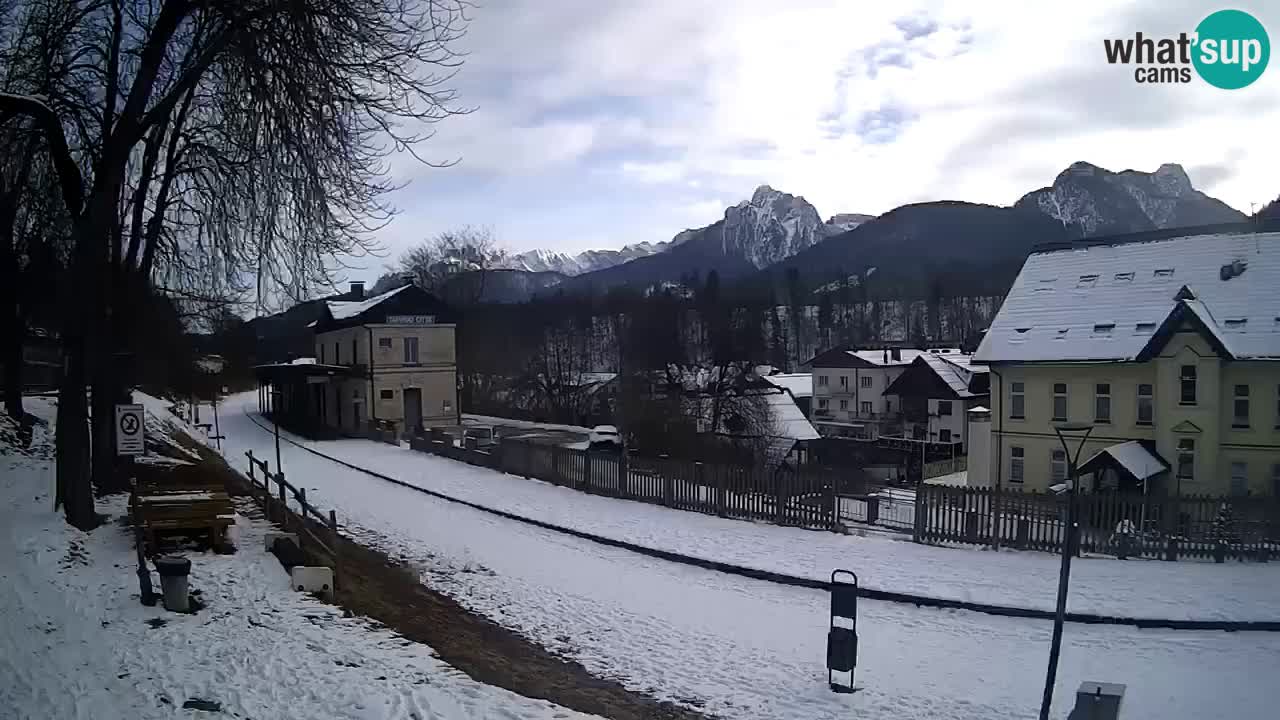 Tarvisio webcam – Bicycle lane and Mangart mountain