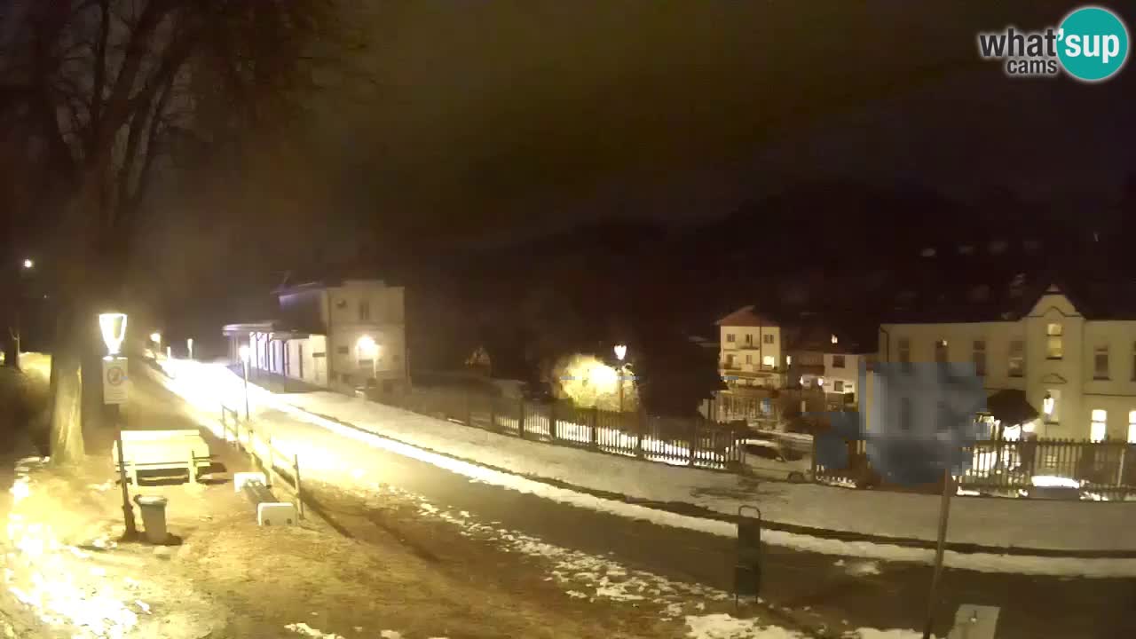 Tarvis webcam – Radweg und Mangart