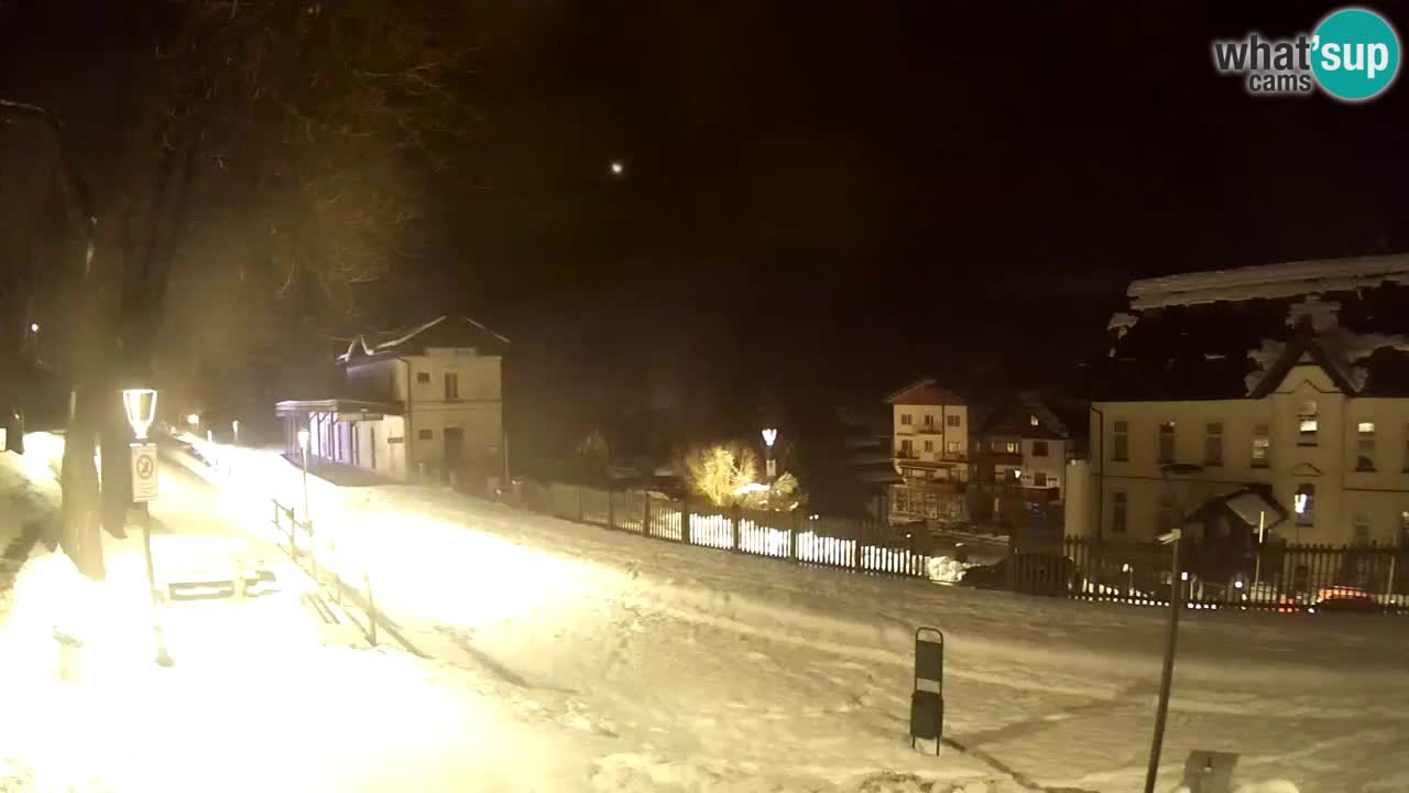 Trbiž kamera u živo – biciklistička staza i Mangart