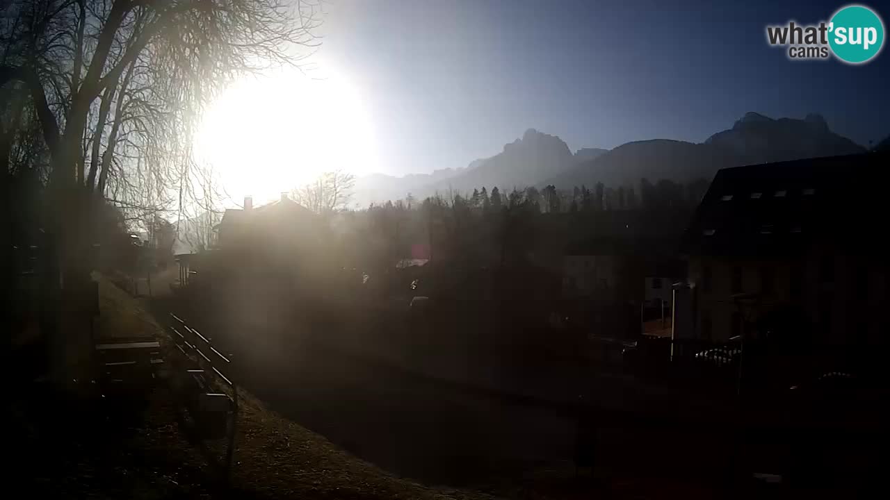 Tarvisio webcam – Bicycle lane and Mangart mountain