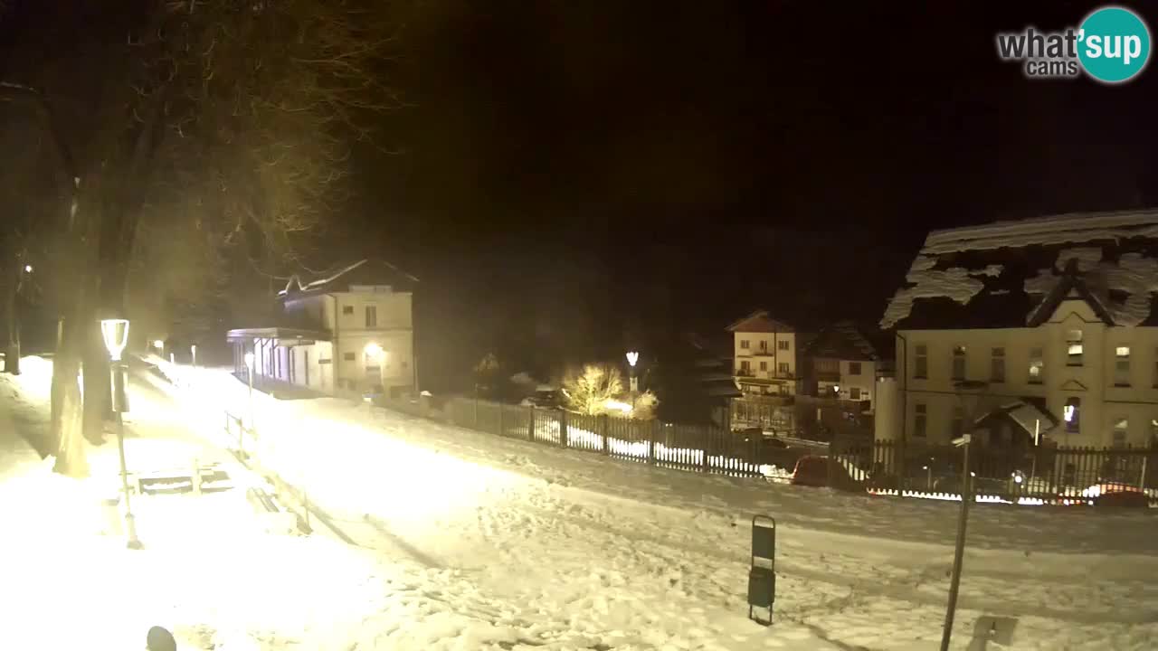 Tarvis webcam – Radweg und Mangart