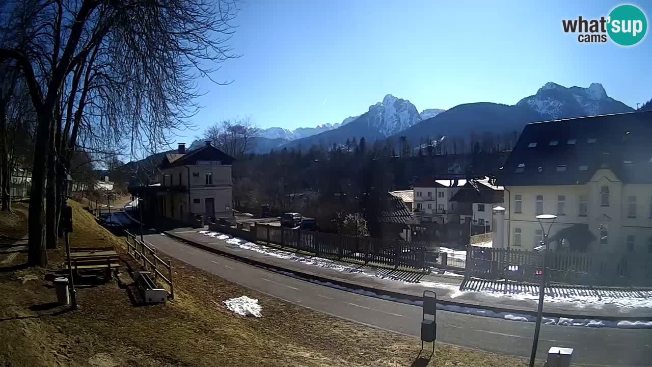 Trbiž kamera u živo – biciklistička staza i Mangart