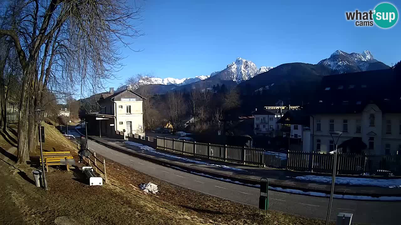 Trbiž kamera u živo – biciklistička staza i Mangart