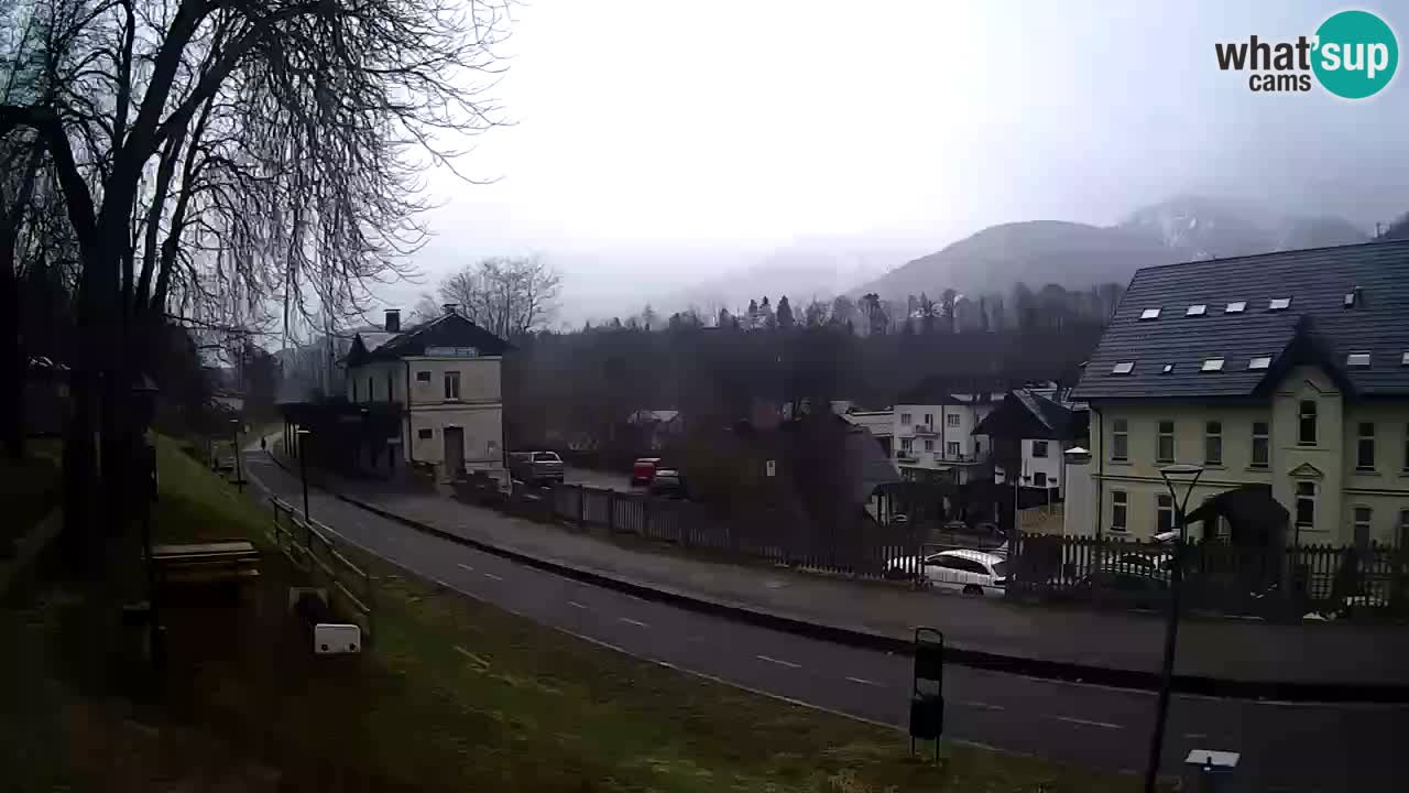 Tarvisio Live webcam – pista ciclabile e il gruppo del Mangart