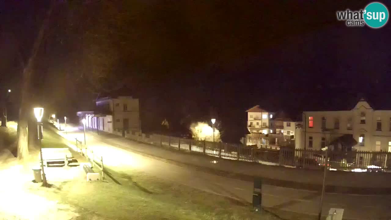 Tarvisio webcam – Bicycle lane and Mangart mountain