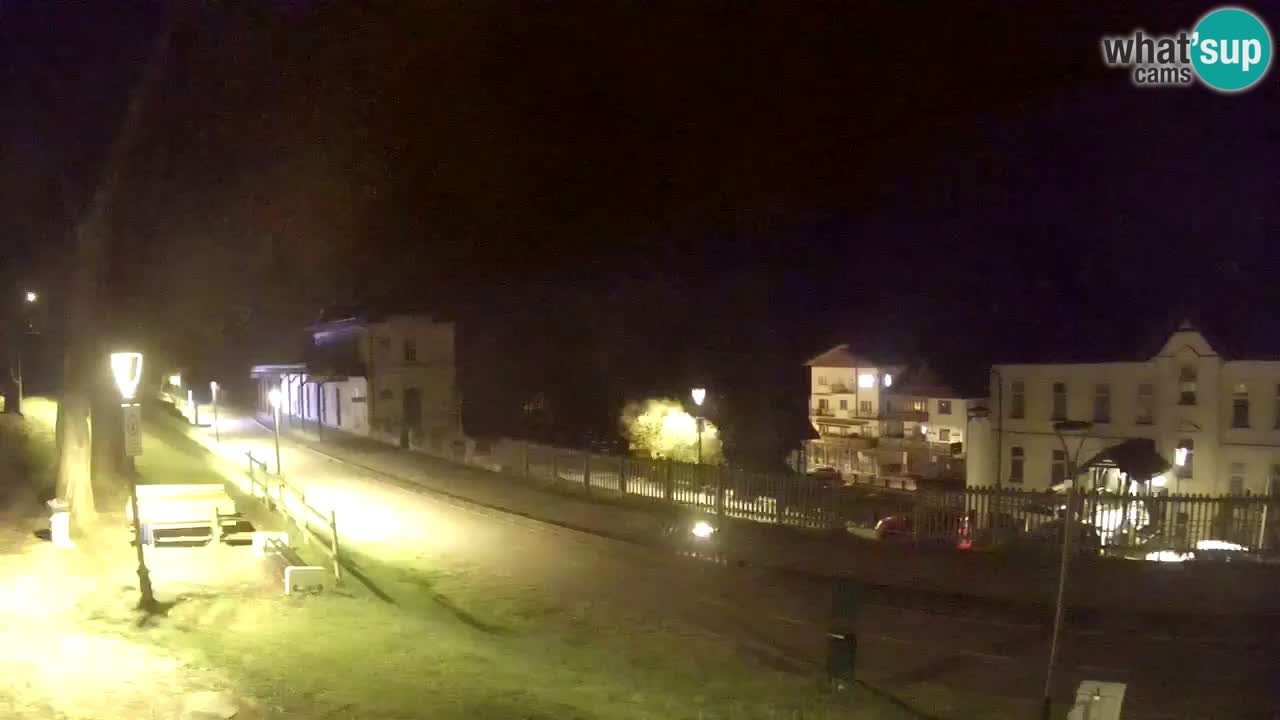 Tarvisio webcam – Bicycle lane and Mangart mountain