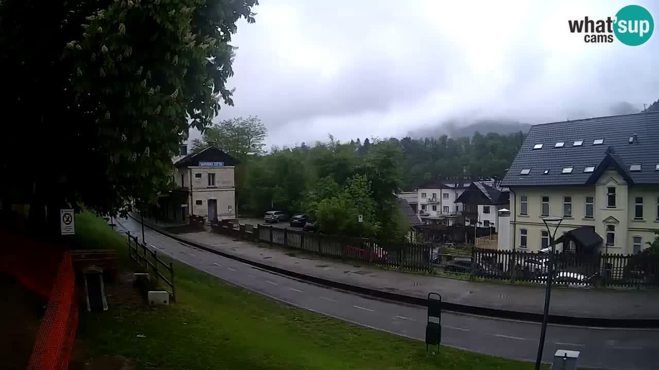 Tarvis webcam – Radweg und Mangart